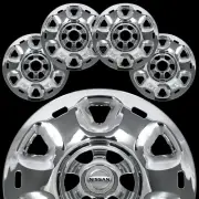 4 fit Nissan Titan XD 2016-2023 Chrome 17" Wheel Skins Hub Caps Alloy Rim Covers