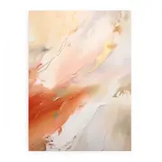 Nude Color Abstract Painting Canvas Print