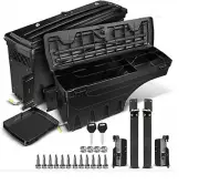A Pair of Ute Swing Boxes For Triton MQ MR 2015-2024 Tub Storage Tool Lockable