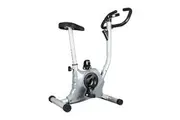 Excercise Bike Stationary Belt Bicycle Spin Gym Trainer Indoor Cycling Pedal Exerciser Cardio Equipment Grey