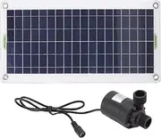 Solar Fountain Pump, 30W Outdoor Solar Kit High Efficiency Solar Water Fountain Pump with Polysilicon Solar Panel for Bird Bath, Ponds, Garden and Fish Tank