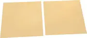 Craft Sheet Assortment 2pcs H62 Brass Plates Versatile Metal for Improvement and Industrial Use