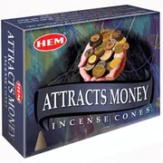 HEM - Attracts Money - 120 Incense Cones