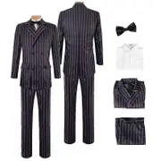 Gomez Costumes For Adults 4 Pack Addams Family Cosplay Suit Mens Costume Halloween Outfit Black L