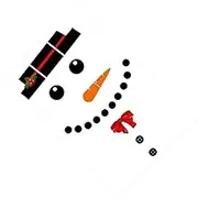 Toddmomy 1 Set Decorative Snowman Door Stickers Christmas Car Decal DIY Holiday for Garage Windows and Walls Xmas Trunk Sticker Fun Festive Atmosphere