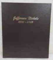 Dansco Coin Album #7113 Jefferson Nickels 1938-2005 NO PROOFS 5-Page Album