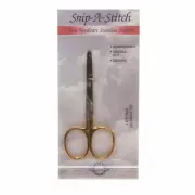Tooltron Snip-A-Stitch 3 1/2 Inch Gold Plated Scissors
