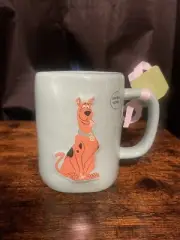 Scooby-Doo Rae Dunn SCOOBY DOOBY DOOO! 2-Sided Green Mug NWT