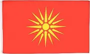 Macedonia Old Flag 3' x 5' - Former Macedonian flags 90 x 150 cm - Banner 3x5 ft - AZ FLAG