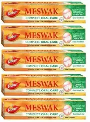 5 X 200G MESWAK TOOTHPASTE DABUR- PREVENT TOOTH DECAY TOOTHPASTE- AYURVEDIC