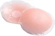 [BESPORTBLE] 12 Pack Women's Reusable Silicone Breast Pasties Self Adhesive for Crop Tops Backless Dresses Pink