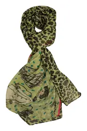 Shopaholic Print Scarf--MSD-SCSHOP
