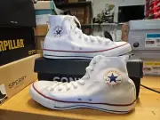 Converse CTAS HI Shoes White/Red/Navy Men's 7/Women's 9 NEW