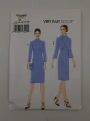 Vogue Sewing Pattern 9266 V9266 Fitted Jacket Dress Pattern Size 14-22 NEW