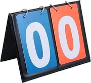 2pcs Flip Card Cricket Keeper Desktop Basketball Table Score Keeper Tabletop Score Board Sports 2 Scoreboard Flip Score Keeper Blue Referee Number PVC