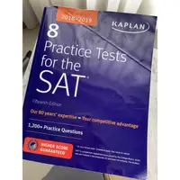 在飛比找蝦皮購物優惠-SAT考試用書（ 8 Practice tests for 