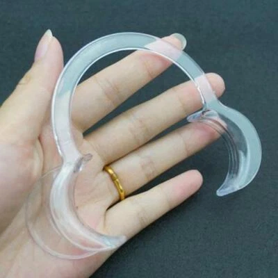 C Shape Plastic Dental Lip Cheek Retractors Mouth Opener Tools Dental Roleplay