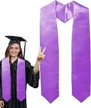 [lyanny] Graduation Shawl | 72 INCH Long Graduation Ceremony Accessories - Plain Graduation Stole Sash, Unisex Adult Plain Graduation Stole, Creative For Boys And Girls