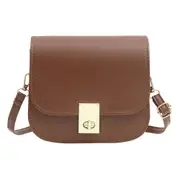 Pu Leather Shoulder Crossbody Bag Fashion Women Solid Purse Street Travel Handbags Youth Ladies Simple Versatile Bag
