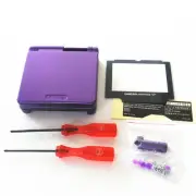 GBA SP Game Boy Advance SP Replacement Housing Shell Screen Midnight Purple USA