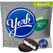 York Dark Chocolate Peppermint Patties Candy, Share Pack 10.1 ozONEDAY SHIPPING!
