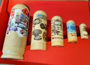 Vintage Wooden 3M Company Story Nesting Dolls 10" - Rare Collectible Memorabilia