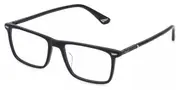 Police VPLQ68 NEW CROSSROADS 1 0700 Men's Glasses Black Size 52 - Private Health Rebate - Blue Light Block Available