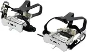 FPD NWL-363 Road Bike Pedals with Integrated Toe Clips Cages Straps, FD2333