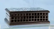 Mosaic jewelry box - glass disco mirror trinket / make up box. NEW