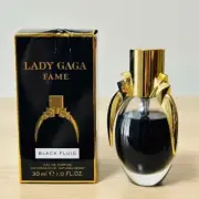 Lady Gaga Fame Black Fluid EDP 1.0oz/30ml Discontinued w/BOX HW1