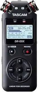 TASCAM DR-05X Tascam 05X Stereo Handheld Digital Audio Recorder with USB Audio Interface