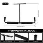 4Pcs Metal Ceiling Mounted Ladder Rack Heavy Duty Overhead Garage Storage PafSk