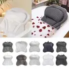 Soft Tub Bath Pillows Breathable Spa Cushion Headrest for Neck & Back Support