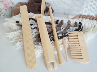 Weaving Tools Kit for Loom DIY Tapestry Craft Knitting Machine Supplies Handmade