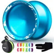 V10 Unresponsive Yoyo Professional Yoyo with 12 Yoyo Strings, Yoyo Case, Yoyo Gl