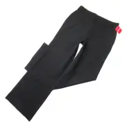 NWT SPANX 20385R The Perfect Wide Leg in Classic Black Ponte Pants M