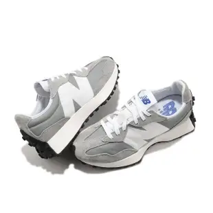 【NEW BALANCE】休閒鞋 327 NB 穿搭 男鞋 女鞋 紐巴倫 基本款 大N 麂皮 元祖灰 白(MS327LAB-D)