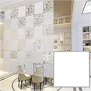 Hanging Room Divider, PVC Panels Screen,Anti-Cracking 0.7mm Office Restaurant Partition Living Room Decoration Screen,40x40cm