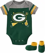 Outerstuff NFL Newborn Infants Tackle 3 Piece Creeper Bodysuit Set