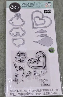 Sizzix Framelits w/Stamps - Bird Love #661855