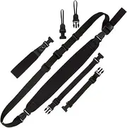 OP/TECH USA Super Classic Combo Camera Strap Kit – Adjustable Neoprene Camera Neck Strap with Quick Release – Comfortable, Durable Photography Accessories – Made in USA – Fits DSLR & Mirrorless