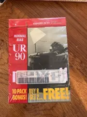 Maxell UR 90 Minute Blank Audio Cassette Tapes Normal Bias 9 Pack New Sealed