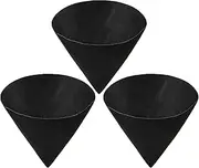 3 Pieces Cone Shaped Hanging Basket Liners Felt Planter Basket Liners Replacement Inserts For Flower Hanging Baskets Outdoor Plants