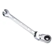 Flex-Head Ratcheting Wrench 1/4" Head SAE 72-Teeth Cr-V Wrench Spanner