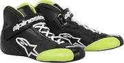 Alpinestars (2712013-16-13 Black/Green Size-13 Tech 1-K Karting Shoes