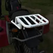 "REAR CARRIER, SILVER" FIT FOR ROYAL ENFIELD HIMALAYAN & SCRAM 411