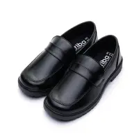 在飛比找Yahoo奇摩購物中心優惠-ARRIBA艾樂跑女鞋-無鞋帶款素面學生皮鞋-黑(AB681