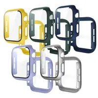 在飛比找蝦皮商城優惠-Apple Watch 鋼化玻璃 保護殼 8 7 SE 6 