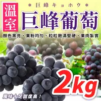 在飛比找台北濱江優惠-【台北濱江】溫室巨峰葡萄2kg/1盒