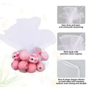 Round Drawstring Jewelry Candy Pouch Christmas Wedding Party Gift Bags
